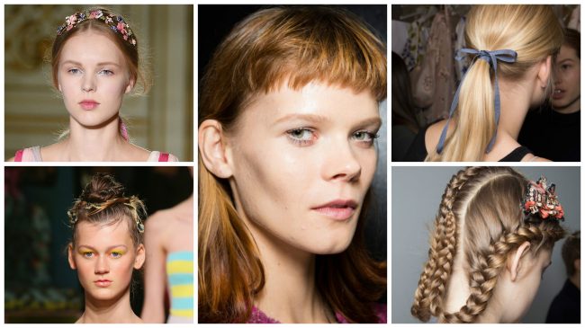 tendenze capelli Milano Fashion Week pe 2016