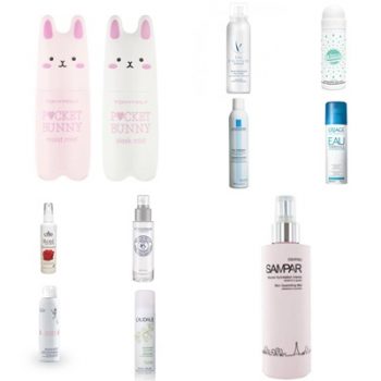 Tony Moly, Sampar, Dolomitic water, Merci Handy, La Roche Posay, Uriage, Cmd, L'Occitane, Avene, Caudelie