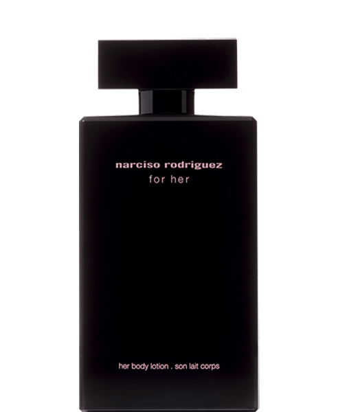 Narciso Rodriguez for her body lotion